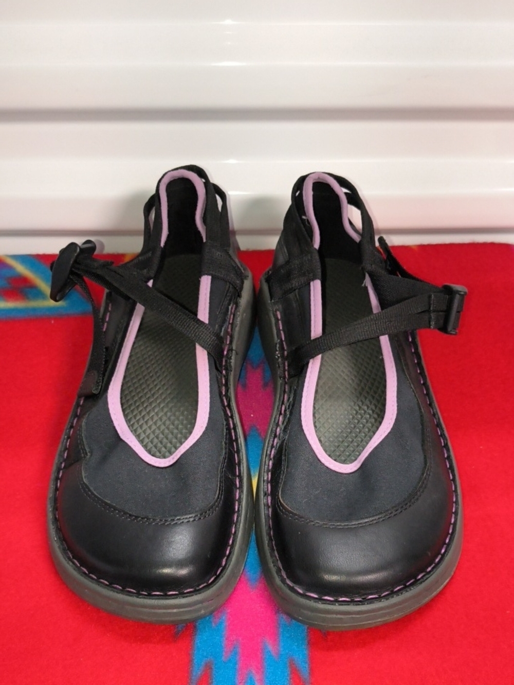 Chaco Womens Black Closed Toe Slip On Outcross Sports Mary Jane Shoed Size W9